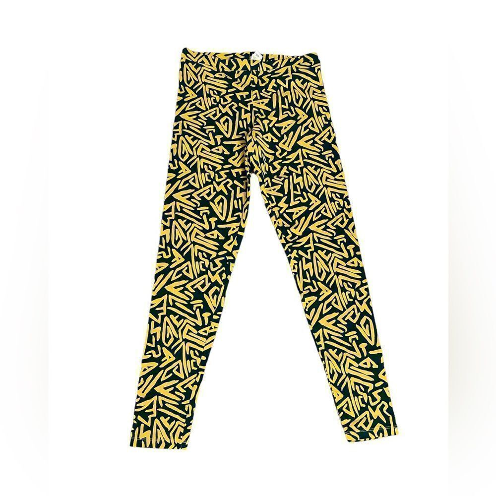 Forever 21 leggings green/yellow